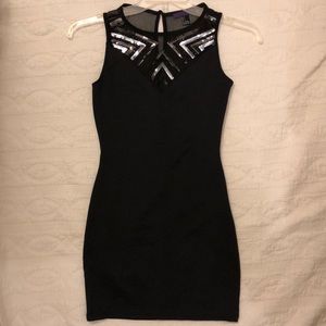 Party dress with detailing